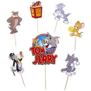 Tom & Jerry Theme Cake Topper