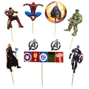 Avengers Theme Cake Topper