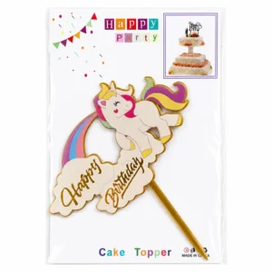 Unicorn Acrylic Birthday Topper