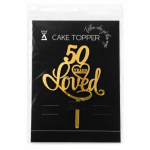 50th Birthday Acrylic Topper