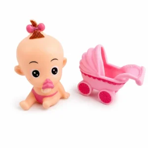 Girl Baby and Stroller Toy