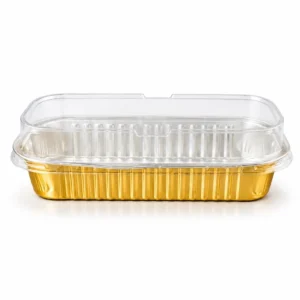 Aluminum Foil Baking Containers with Transparent Lid