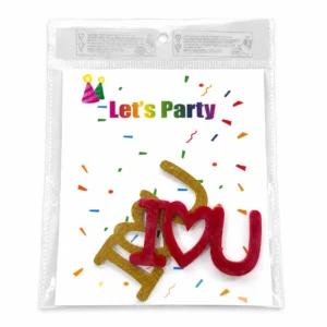 I Love You Acrylic Cutout Topper