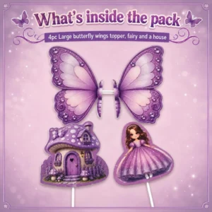 large butterfly topper reference