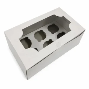 6pc Window Cupcake Box - 5 piece
